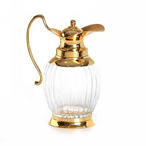 קנקן למים זכוכית/זהב 1.5ליטר קנקן למים זכוכית/זהב 1.5ליטר